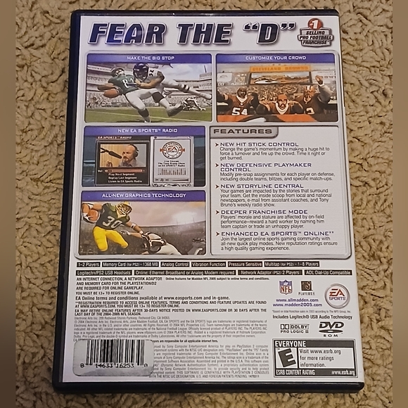 Madden NFL 2005 For PlayStation 2 (Videogame) - Picture 2 of 4